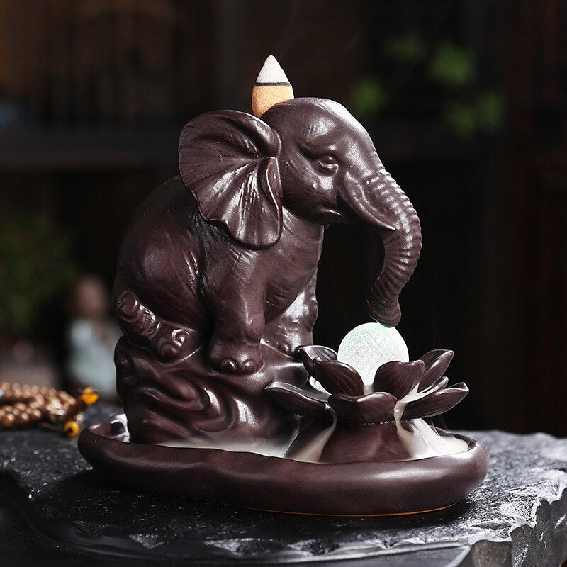 Incense waterfall