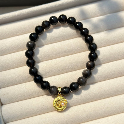 Obsidian Bracelet 8mm