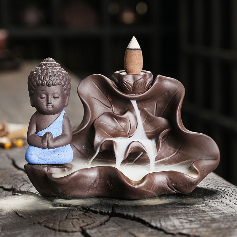 Buddha Backflow Incense Burner - GANESHA SHOP