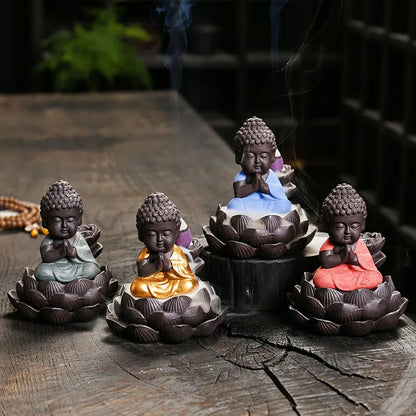 Buddha Backflow Incense Burner - GANESHA SHOP