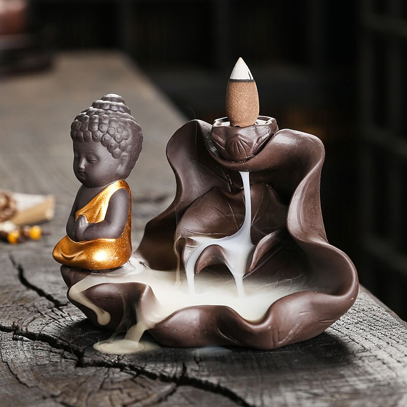 Buddha Backflow Incense Burner - GANESHA SHOP