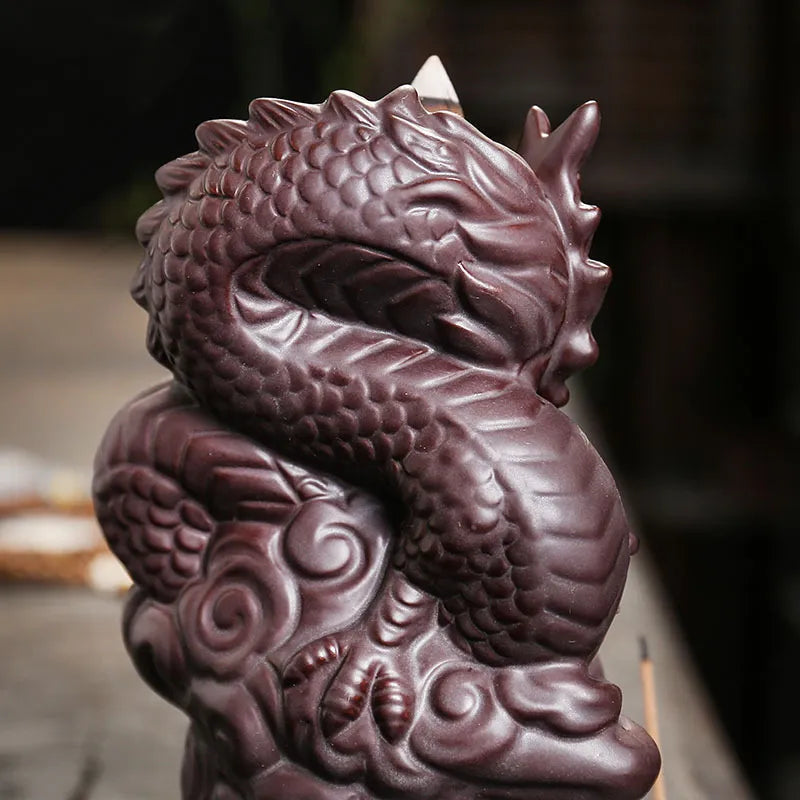 Dragon Backflow Incense Burner - GANESHA SHOP