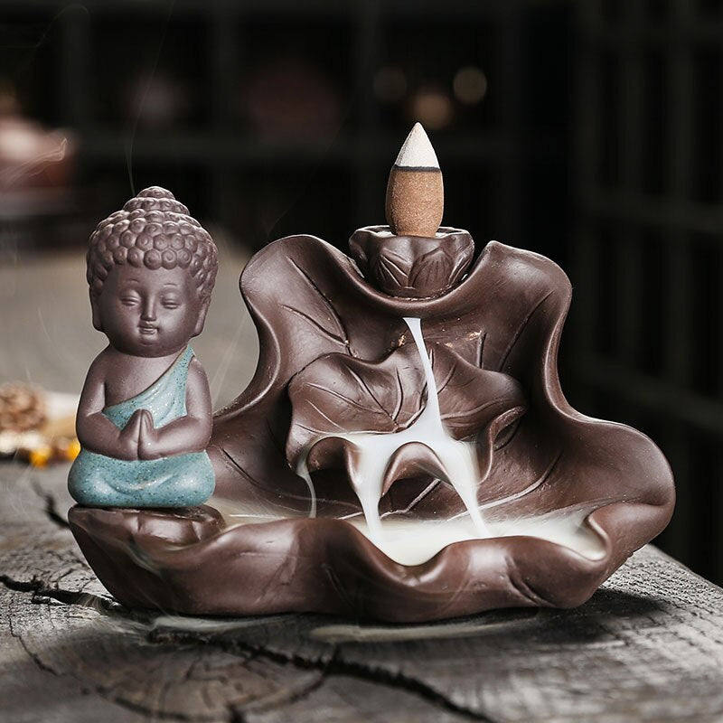 Buddha Backflow Incense Burner - GANESHA SHOP