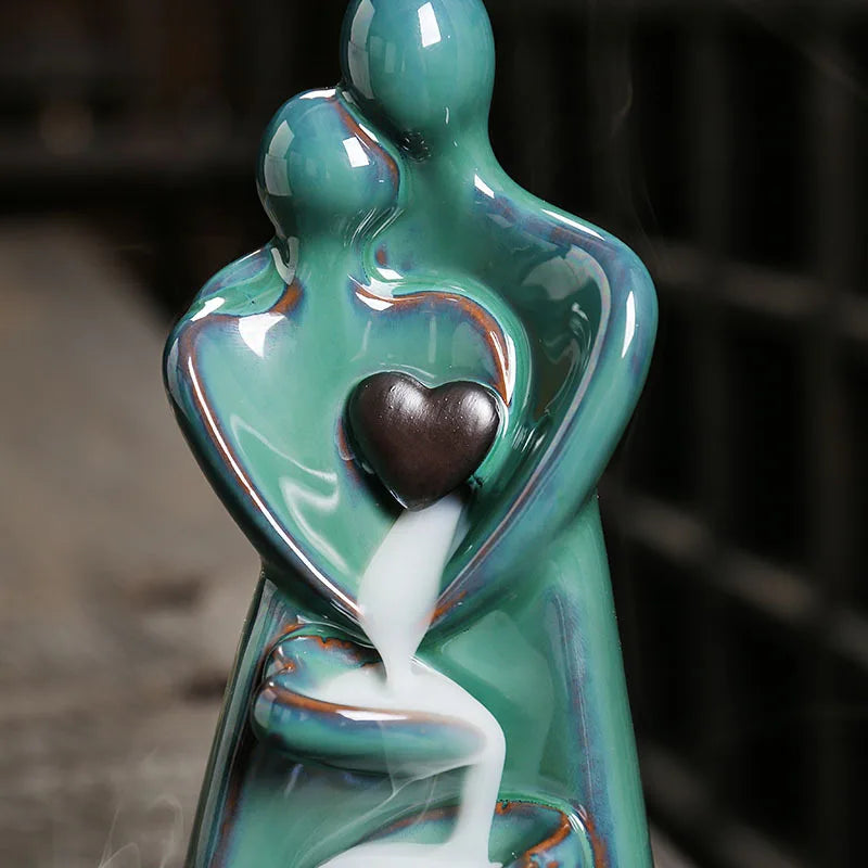 Lovers Backflow Incense Burner - GANESHA SHOP