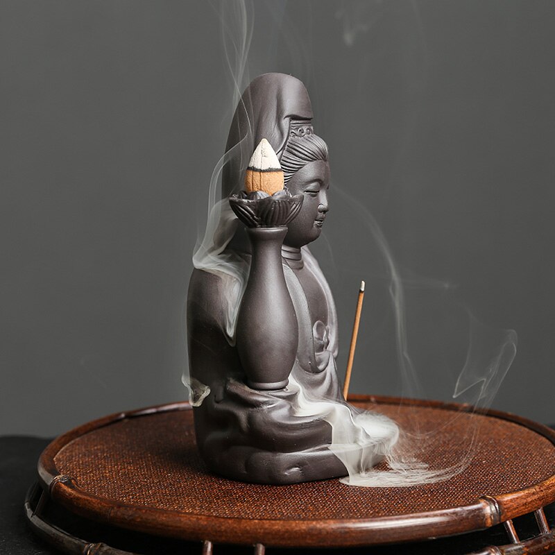 Buddha Backflow Incense Burner - GANESHA SHOP