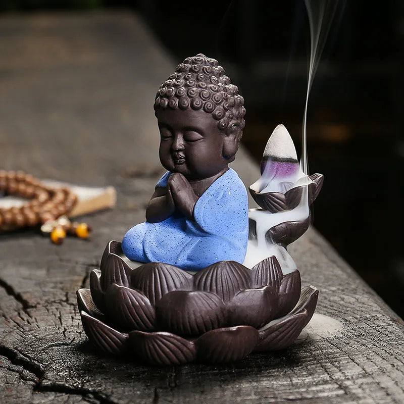 Buddha Backflow Incense Burner - GANESHA SHOP