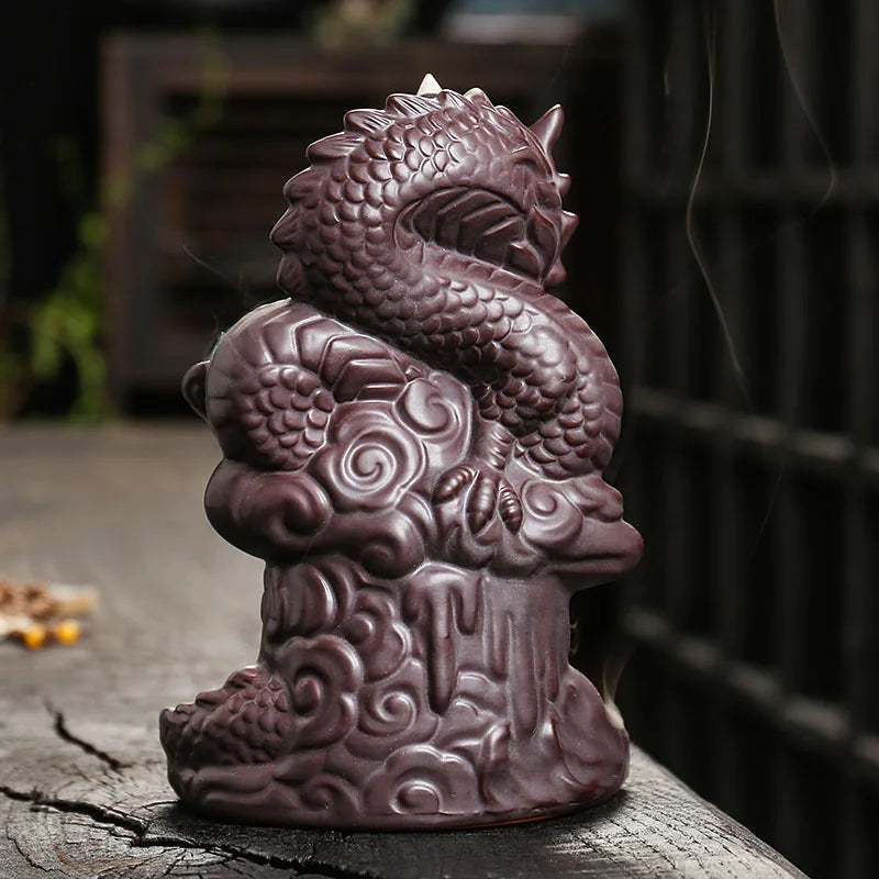 Dragon Backflow Incense Burner - GANESHA SHOP