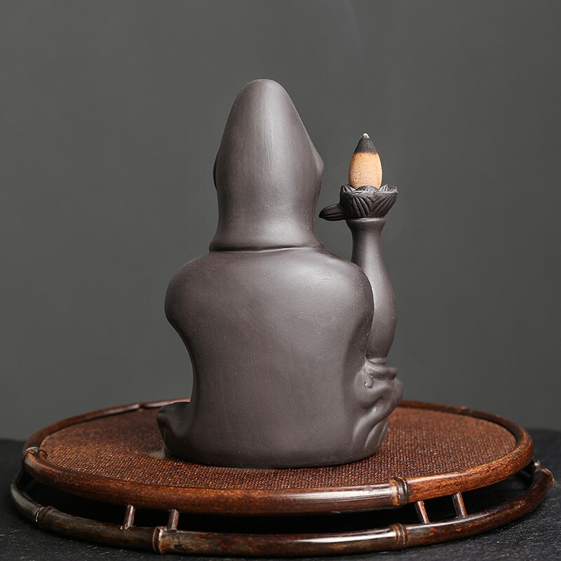 Buddha Backflow Incense Burner - GANESHA SHOP