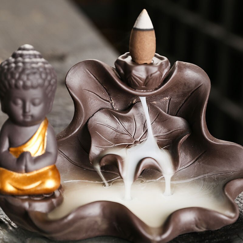 Buddha Backflow Incense Burner - GANESHA SHOP