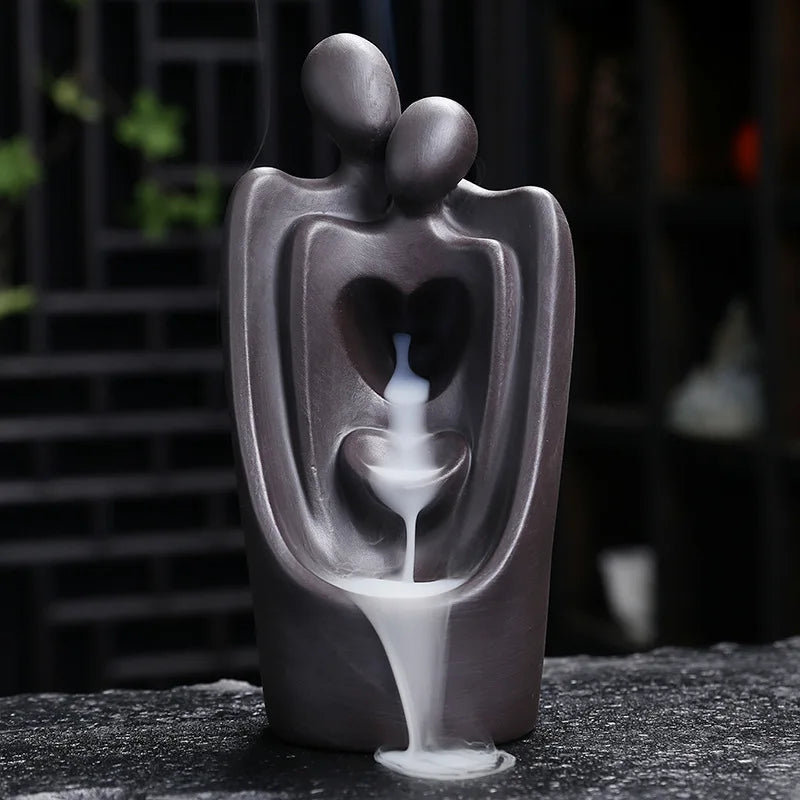 Lovers Heart Incense Burner - GANESHA SHOP