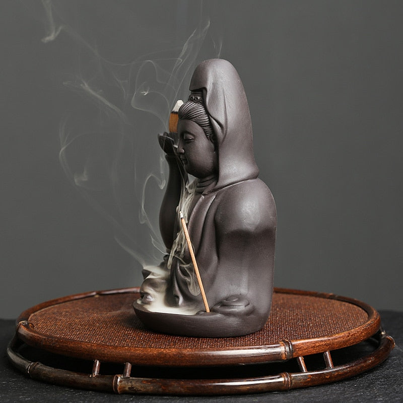 Buddha Backflow Incense Burner - GANESHA SHOP