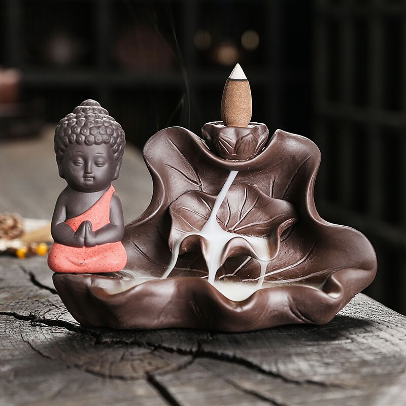 Buddha Backflow Incense Burner - GANESHA SHOP