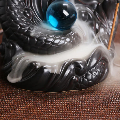 Dragon Backflow Incense Burner - GANESHA SHOP