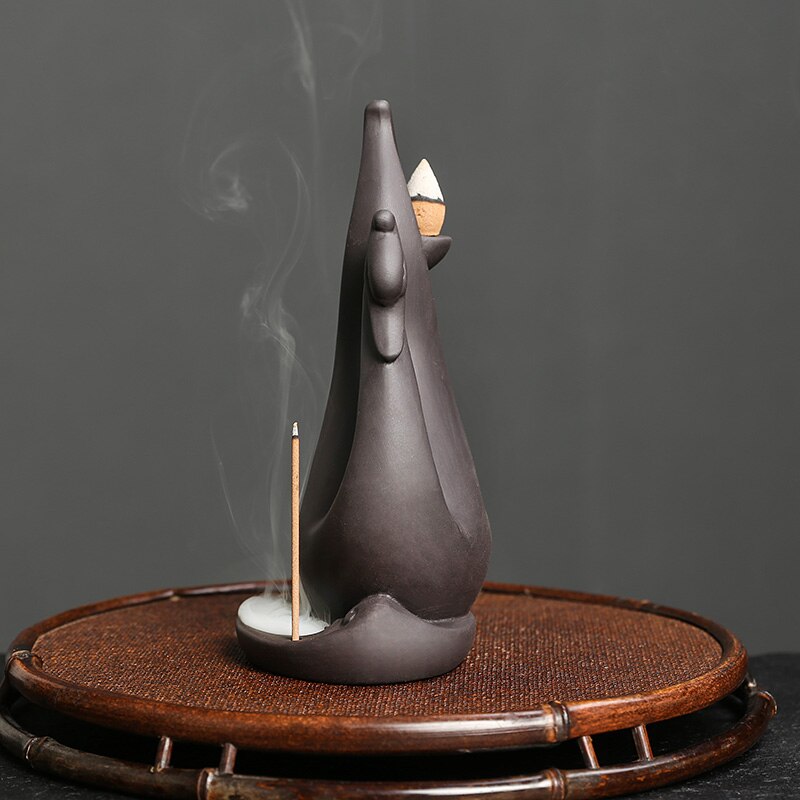 Swan Backflow Incense Burner - GANESHA SHOP