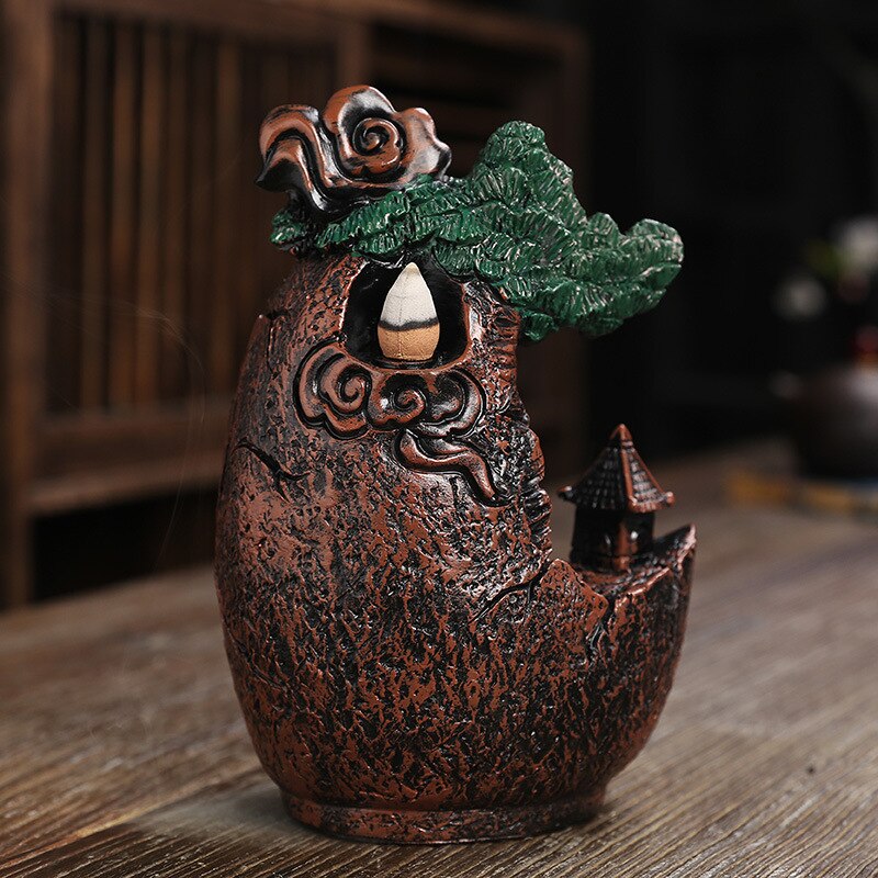 Backflow Incense Burner for Home Decor - GANESHA SHOP