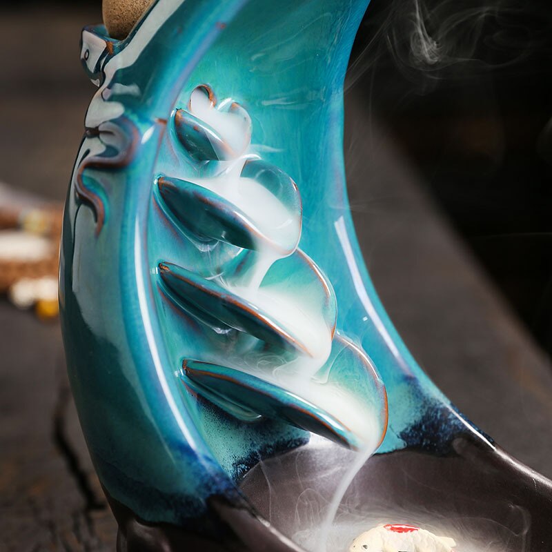 Moon Backflow Incense Burner - GANESHA SHOP