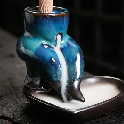 Body Art Backflow Incense Burner - GANESHA SHOP