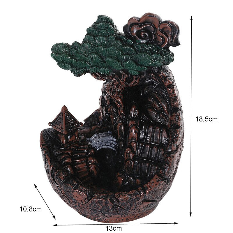 Backflow Incense Burner for Home Decor - GANESHA SHOP