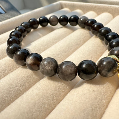 Obsidian Bracelet 8mm