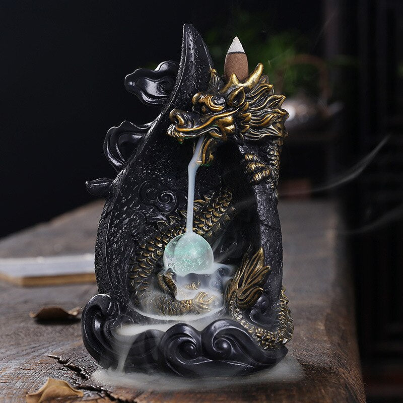 Incense waterfall