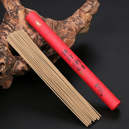 1pc Sticks Box Natural Sandalwood Oriental Buddha Buddhist Aromatic Line Incense Stick