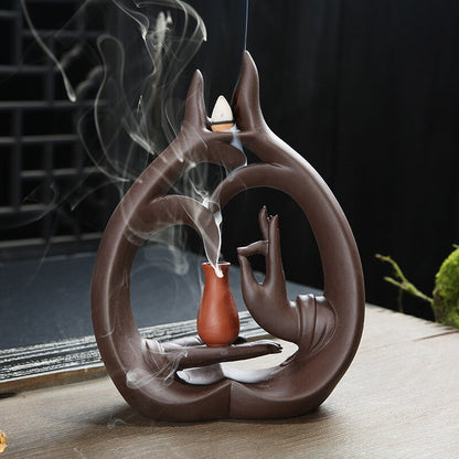 Backflow Incense Burner - GANESHA SHOP