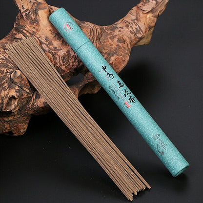 1pc Sticks Box Natural Sandalwood Oriental Buddha Buddhist Aromatic Line Incense Stick