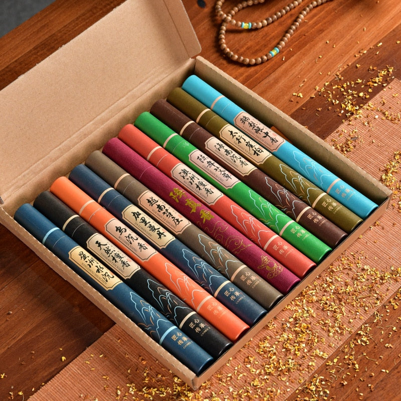 11 flavors large box natural old sandalwood incense gift set incense sticks