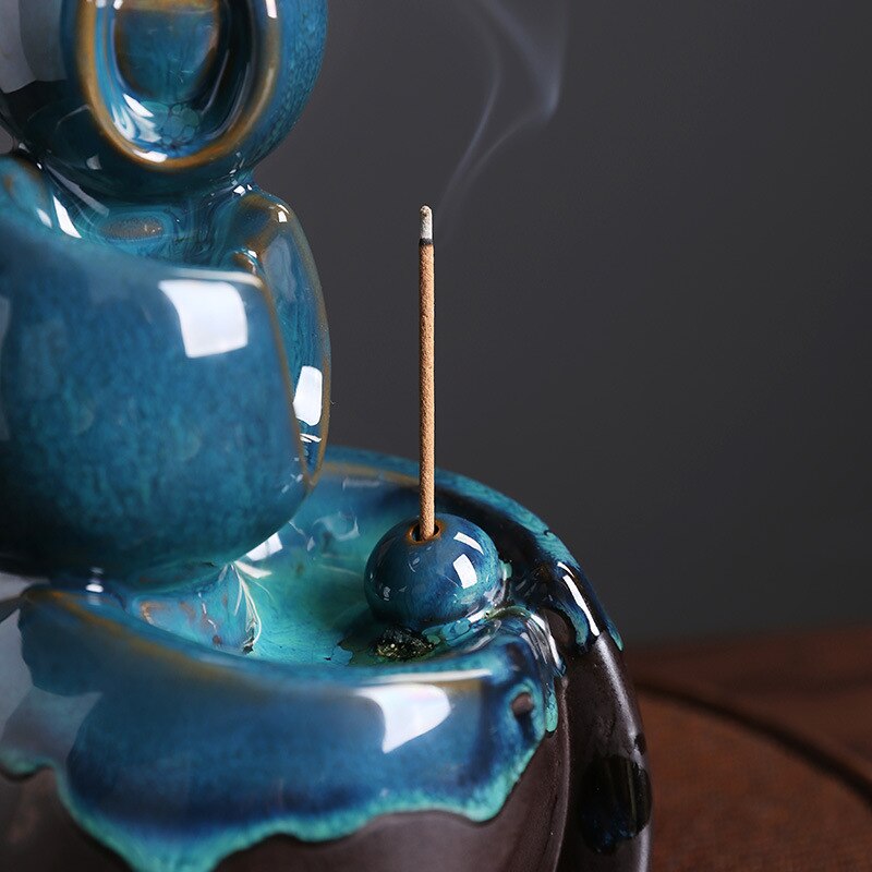 Incense waterfall