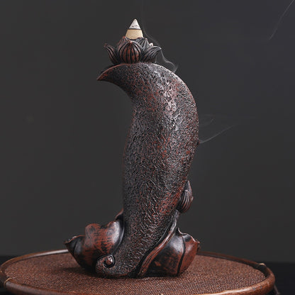 Lotus Backflow Incense Burner - GANESHA SHOP