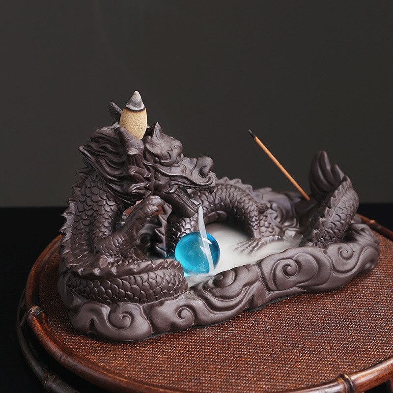 Dragon Backflow Incense Burner - GANESHA SHOP