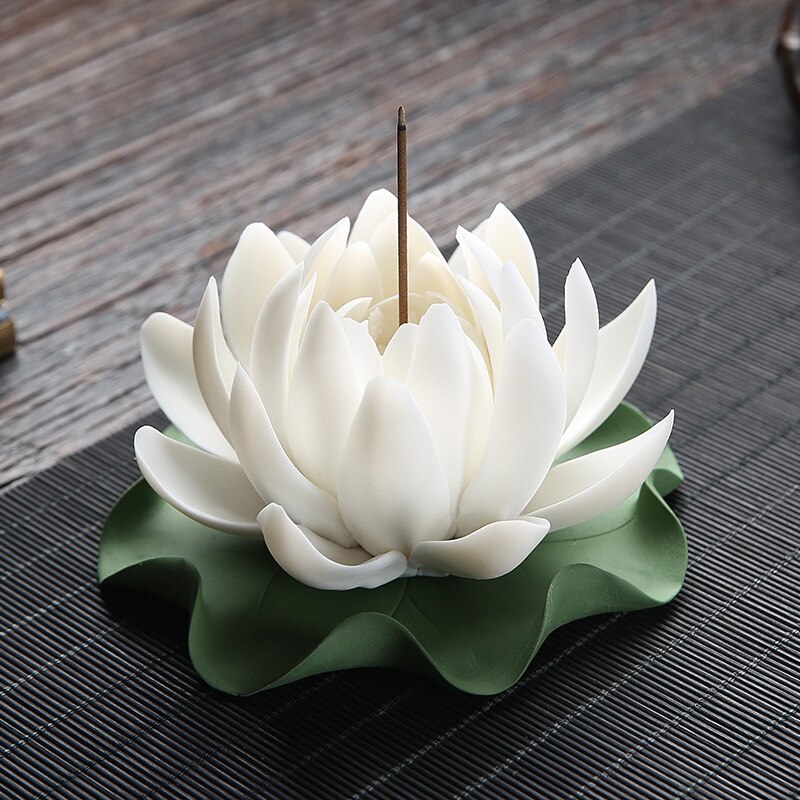 Water Lily Incense Stick Holder - GANESHA SHOP