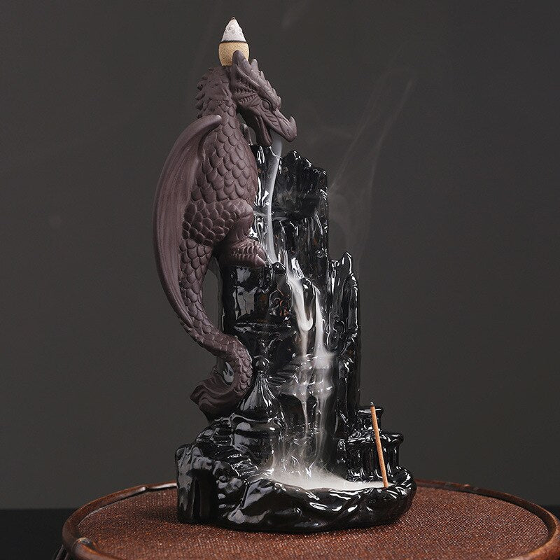 Incense waterfall