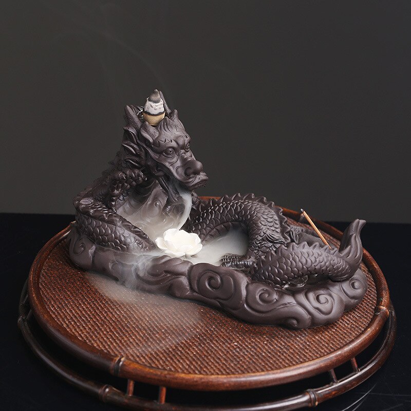 Dragon Backflow Incense Burner - GANESHA SHOP