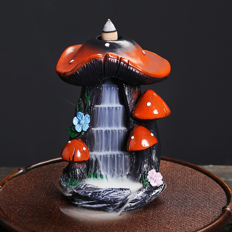 Incense waterfall