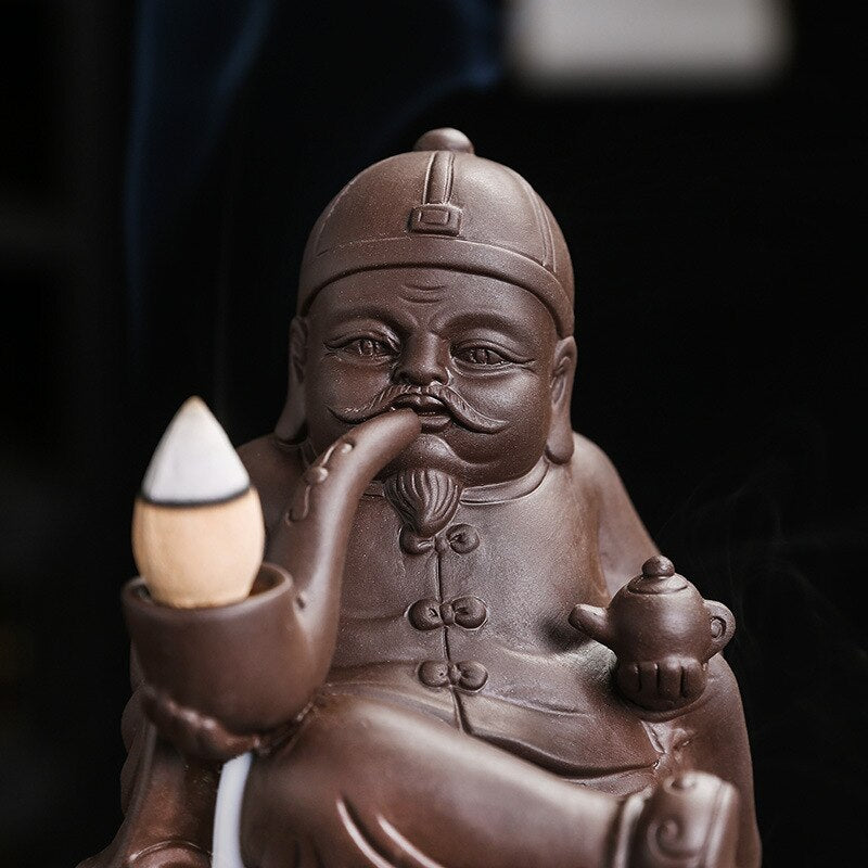 Old Man Backflow Incense Burner - GANESHA SHOP