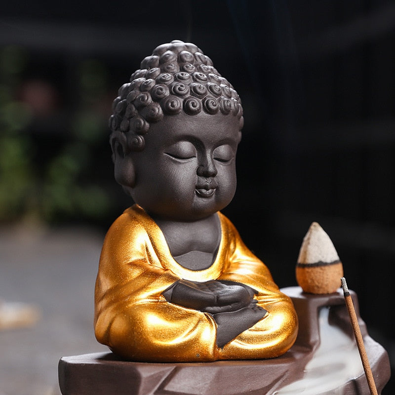 Buddha Backflow Incense Burner - GANESHA SHOP