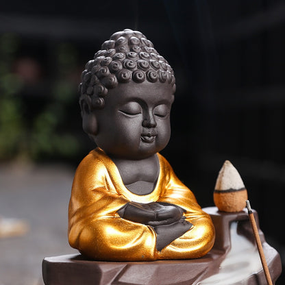 Buddha Backflow Incense Burner - GANESHA SHOP