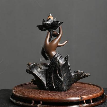 Zen Buddha Incense Burner - GANESHA SHOP