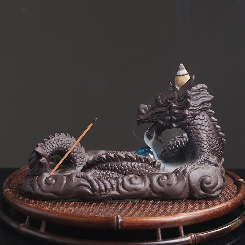 Dragon Backflow Incense Burner - GANESHA SHOP