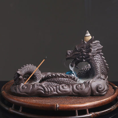 Dragon Backflow Incense Burner - GANESHA SHOP