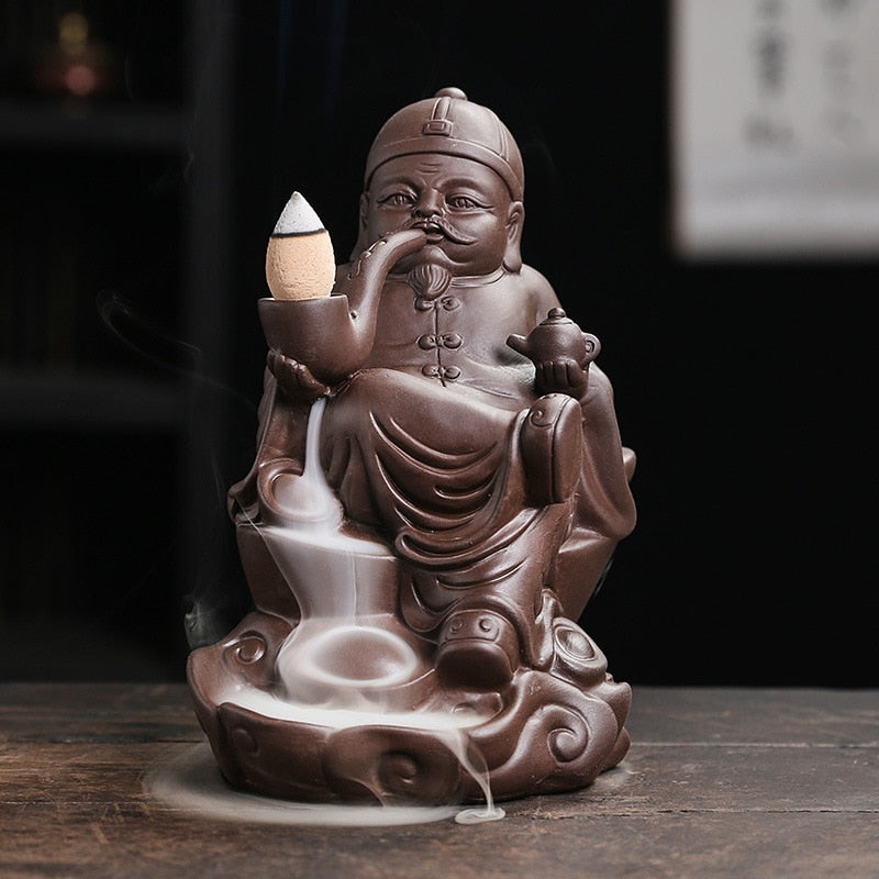 Old Man Backflow Incense Burner - GANESHA SHOP