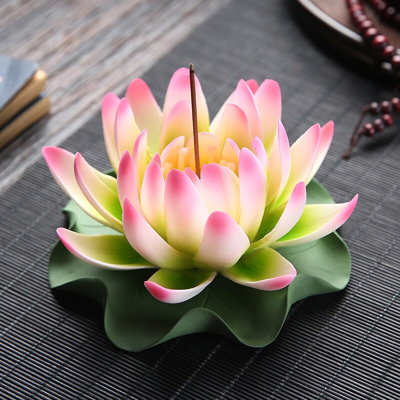 Water Lily Incense Stick Holder - GANESHA SHOP