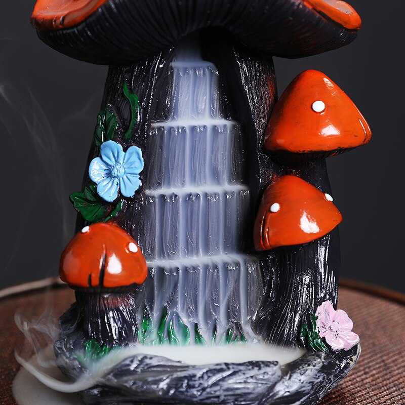 Incense waterfall