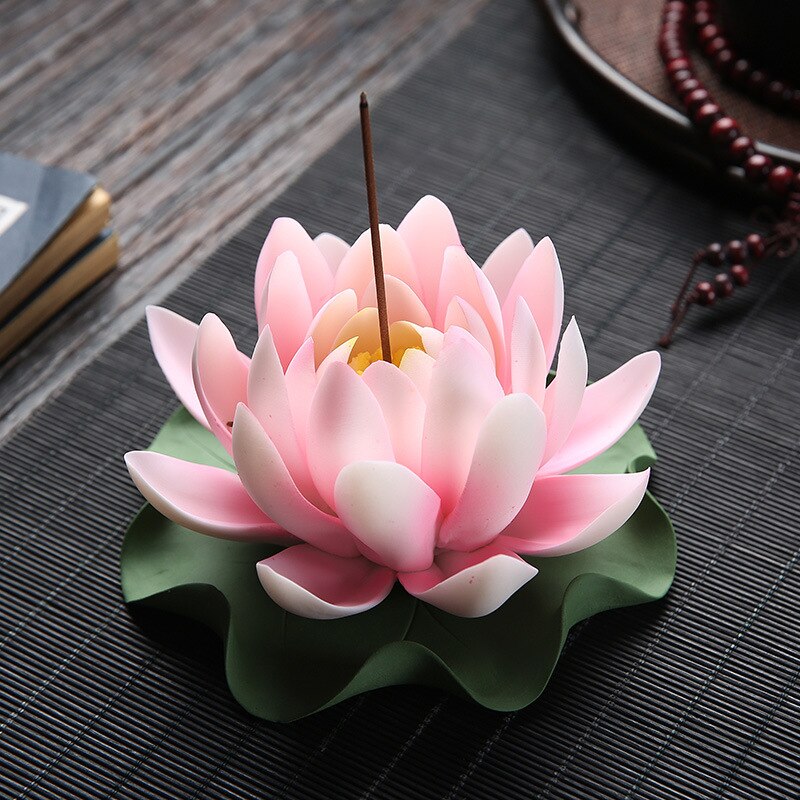 Water Lily Incense Stick Holder - GANESHA SHOP