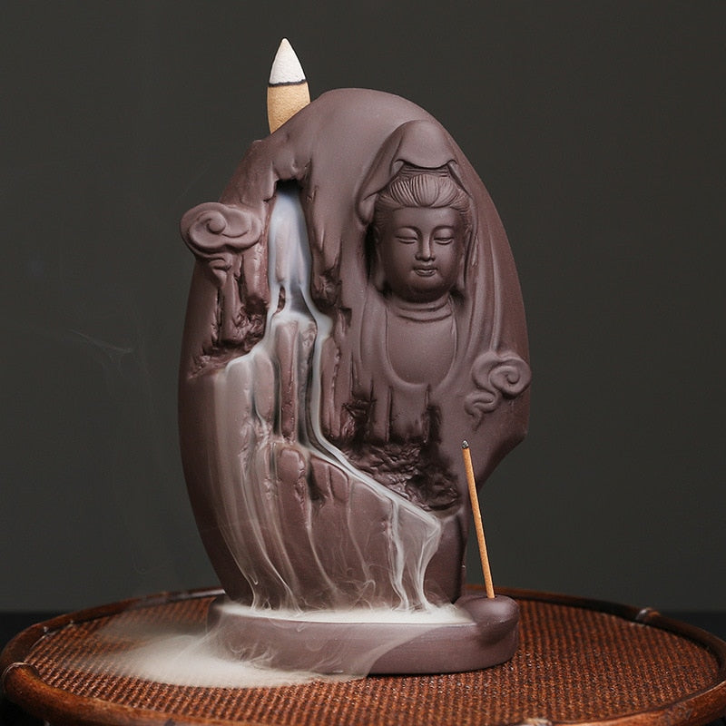 Incense waterfall