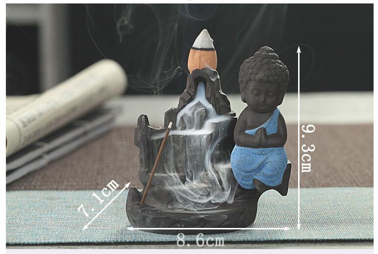 Little buddha backflow incense burner - GANESHA SHOP