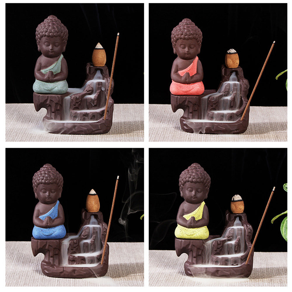 Little buddha backflow incense burner - GANESHA SHOP