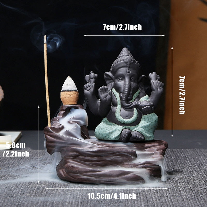 Ganesha backflow incense burner - GANESHA SHOP