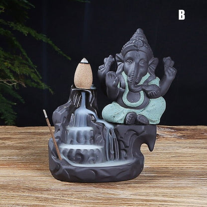 Ganesha backflow incense burner - GANESHA SHOP